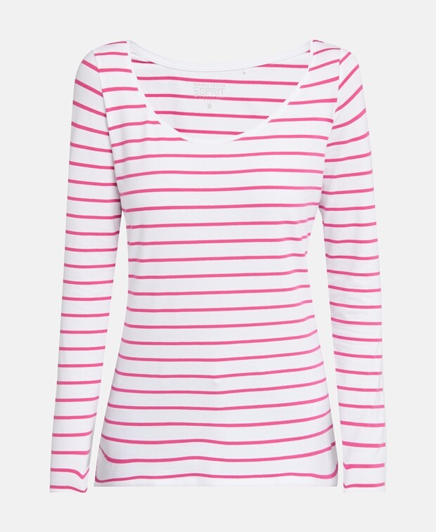 

Топ с длинными рукавами Esprit, красный
