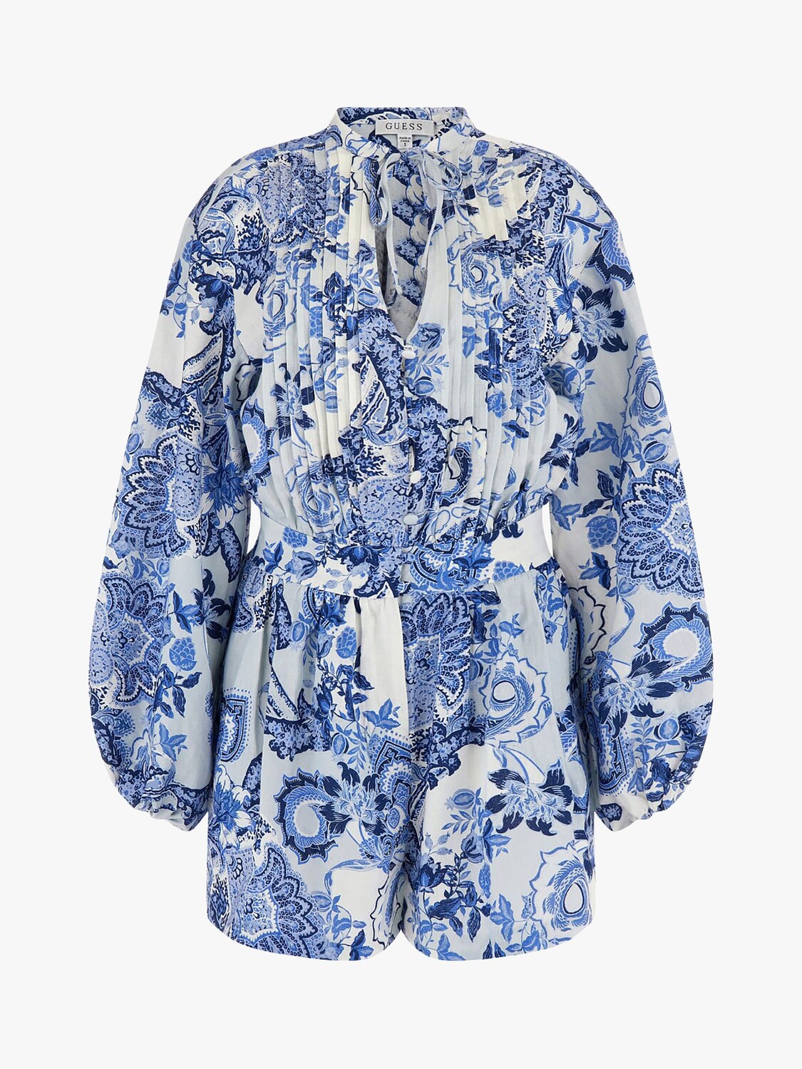 

GUESS Льняной комбинезон Zaren, синий/белый