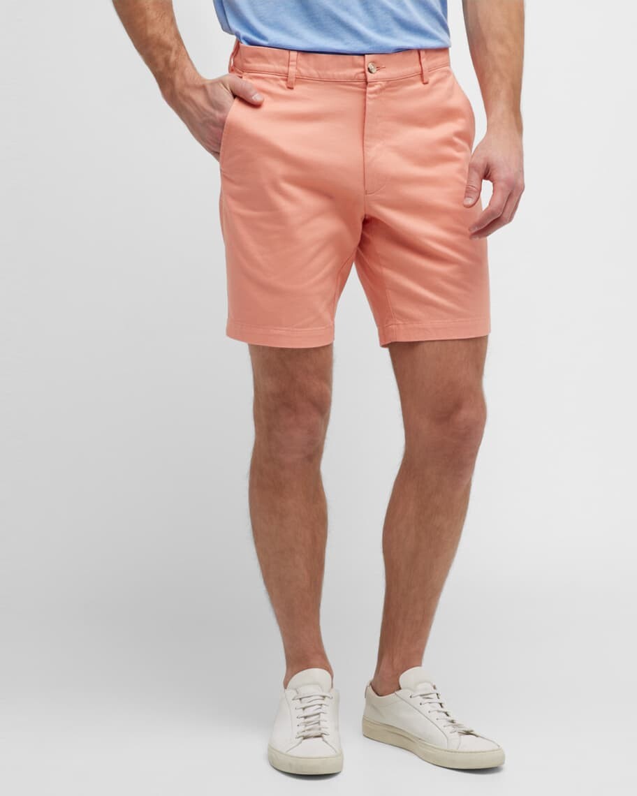 

Мужские шорты-пилот из твила Peter Millar