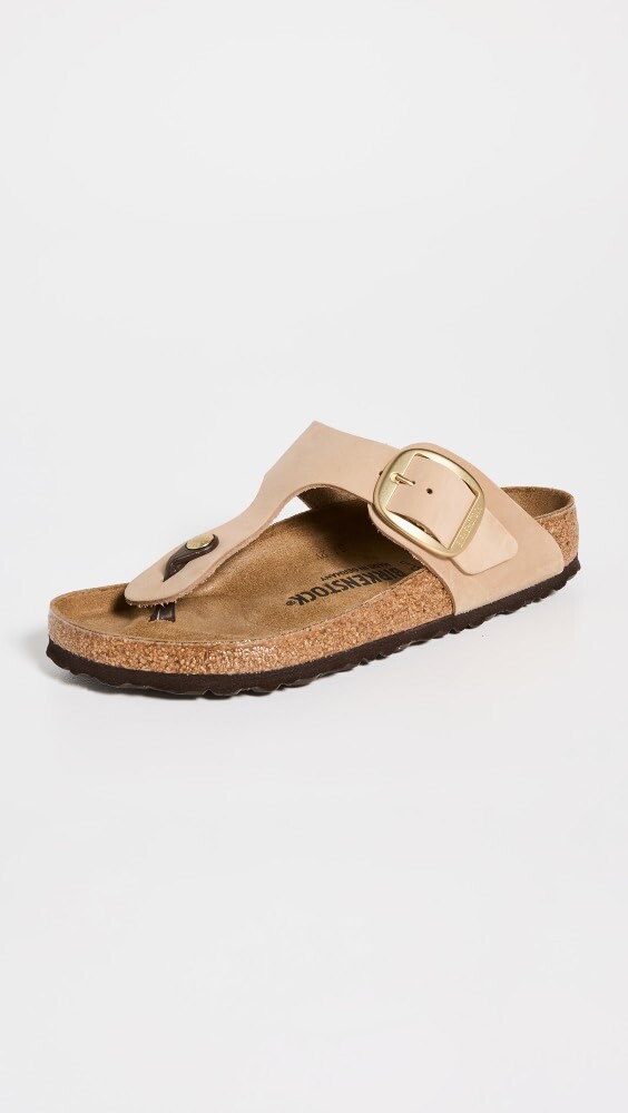 

Сандалии Birkenstock Gizeh Big Buckle, песочный