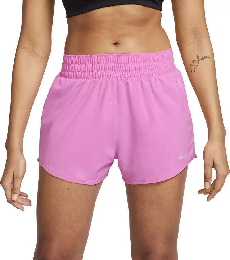 

Женские шорты Nike One Dri-FIT с высокой талией и короткой подкладкой шириной 3 дюйма
