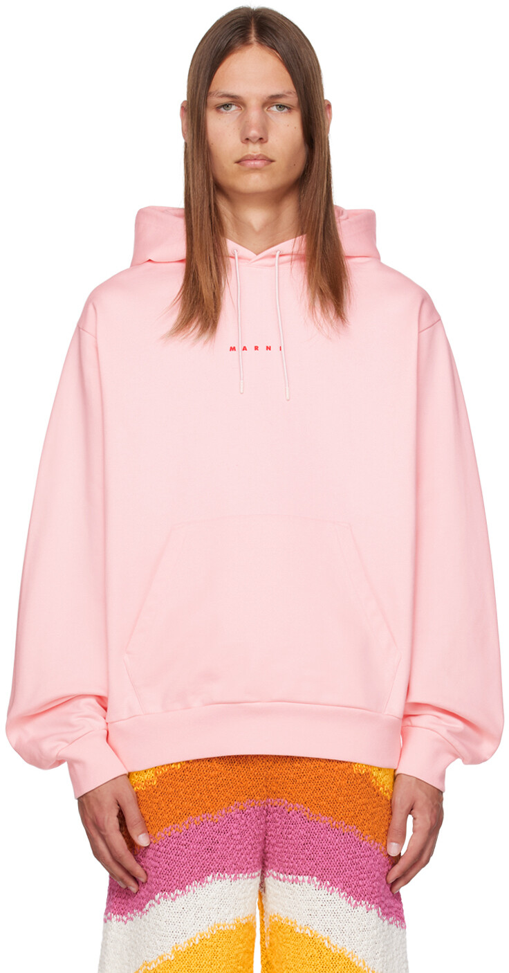

Розовый худи с капюшоном Marni