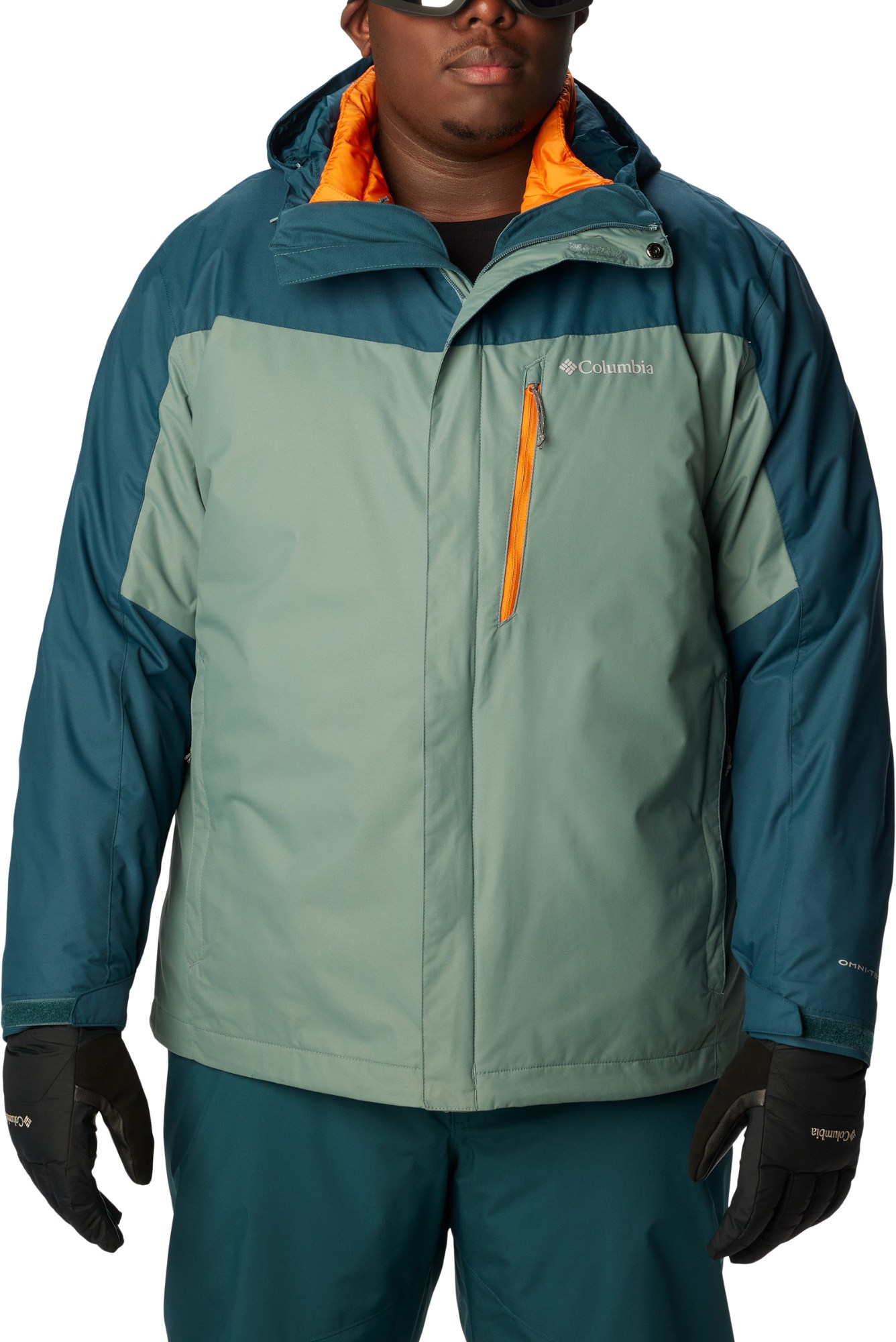 цена Куртка Whirlibird IV Interchange 3-в-1 — мужские большие размеры Columbia, зеленый