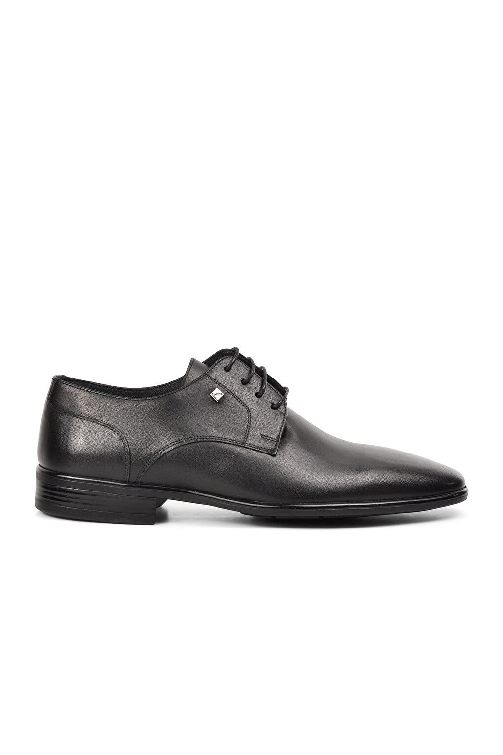 Черные мужские классические туфли из натуральной кожи на шнуровке 2806 Fosco