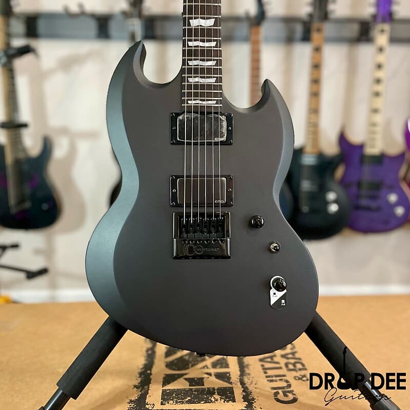 

Электрогитара ESP LTD Viper-1000 Evertune Electric Guitar-Charcoal Metallic Satin