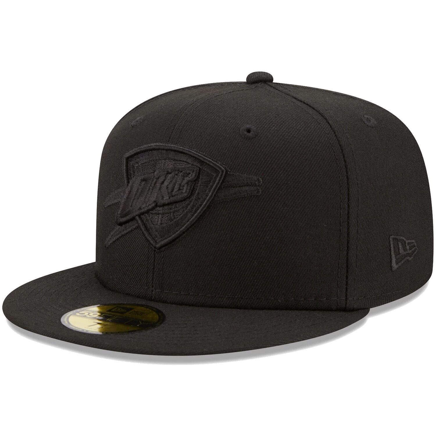 

Мужская облегающая шляпа New Era Black Oklahoma City Thunder Team Color Pack 59FIFTY