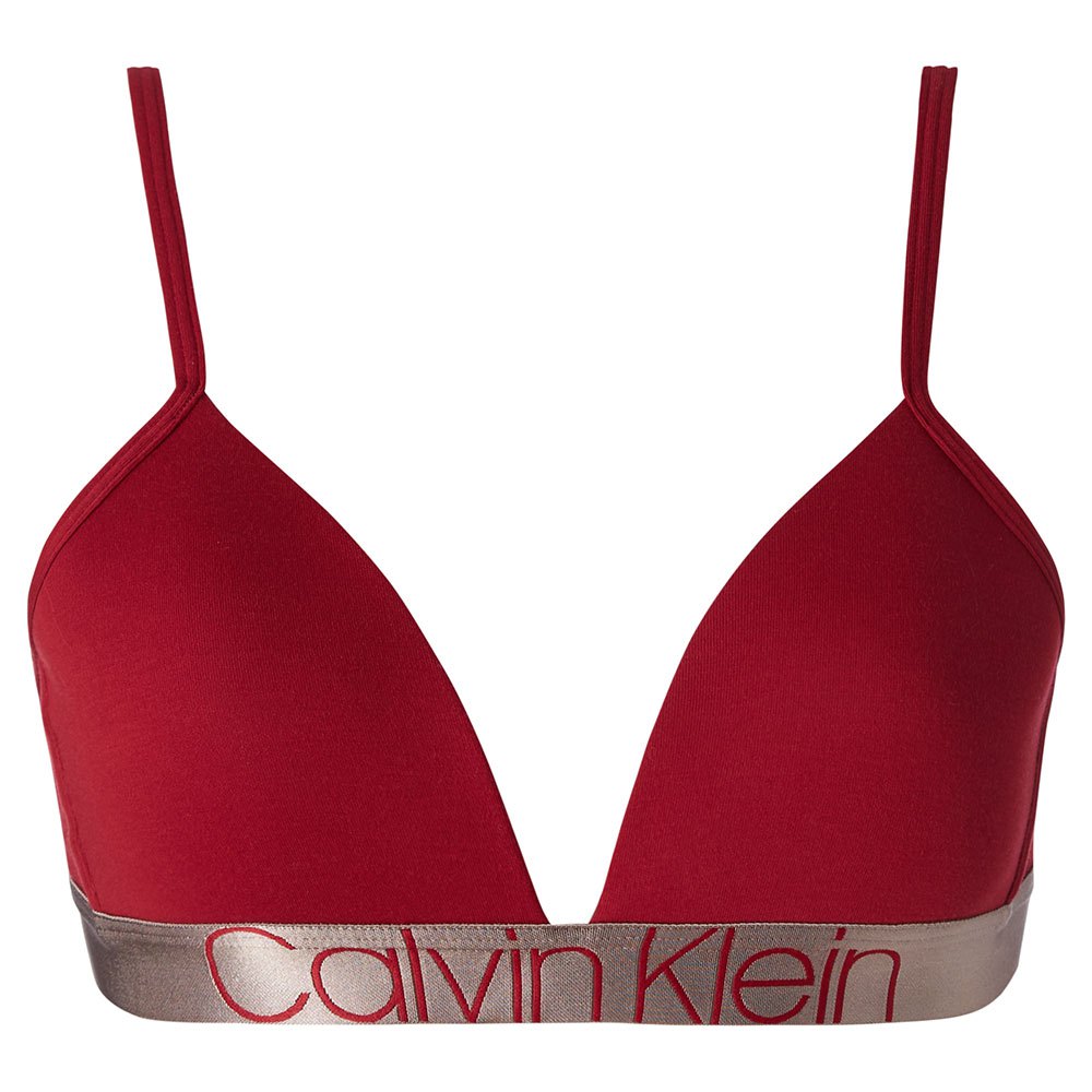 цена Бюстгальтер Calvin Klein Triangle Light Lined, красный