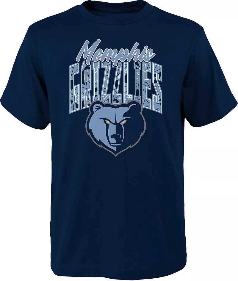 

Темно-синяя футболка Outerstuff Little Kids Memphis Grizzlies Tri-Ball