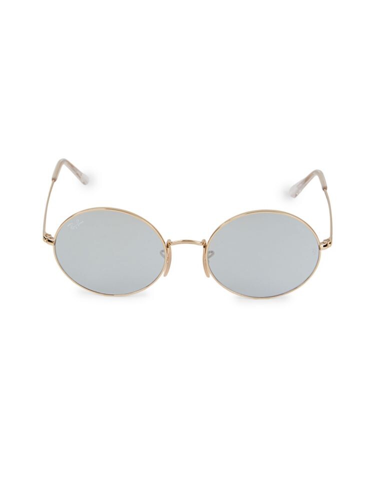 

Круглые солнцезащитные очки RB1970 54MM Ray-Ban, цвет Gold Grey