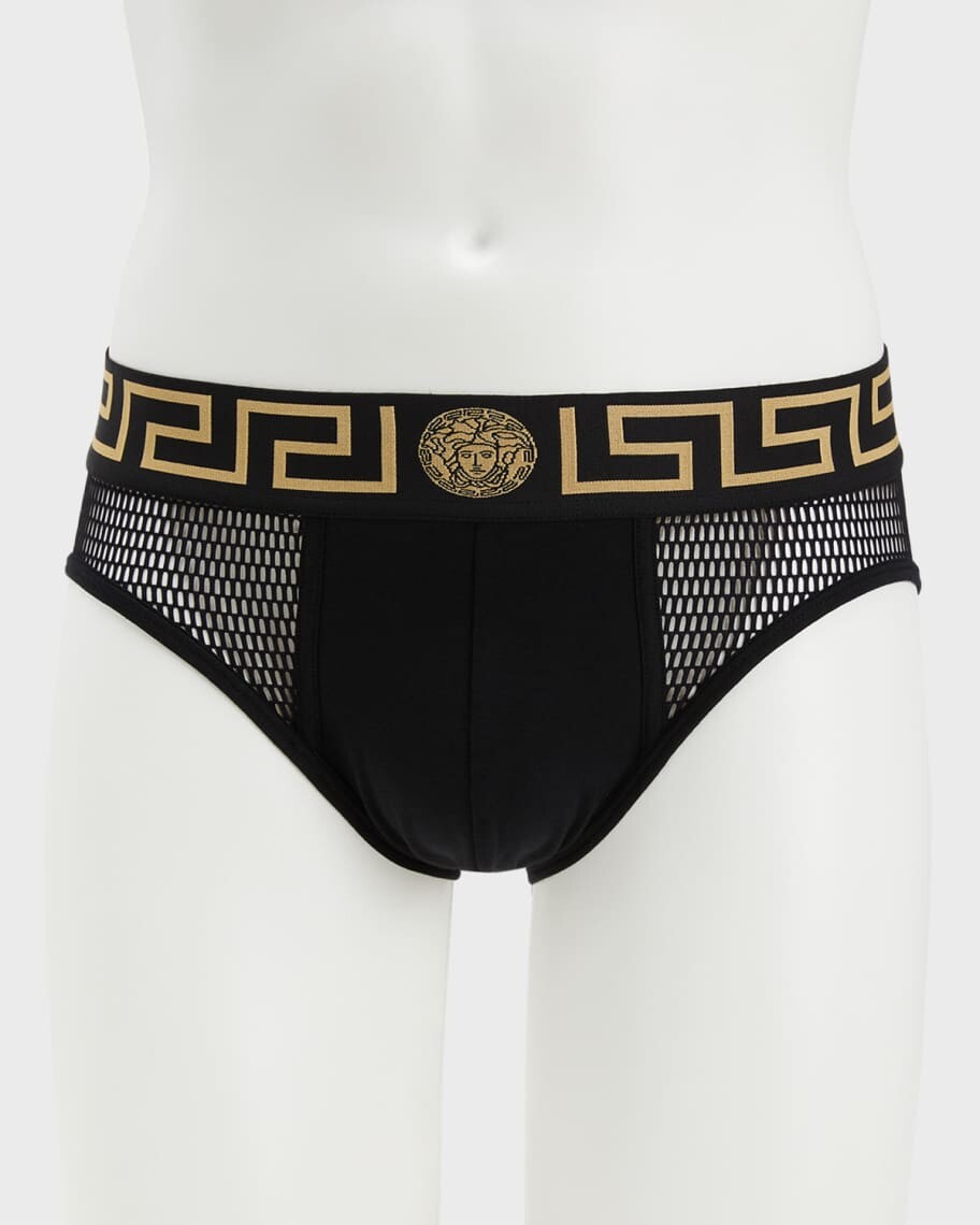 

Мужские сетчатые трусы La Greca Versace