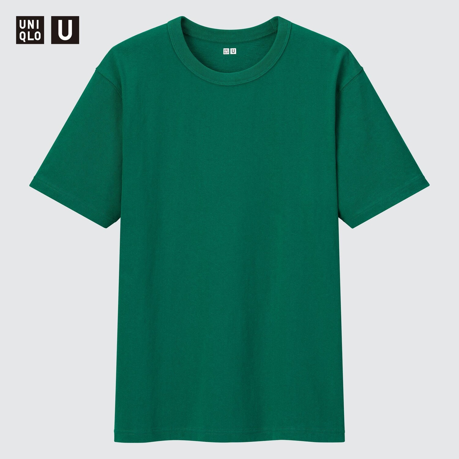 

Футболка Uniqlo с круглым вырезом, оливковый, Зеленый