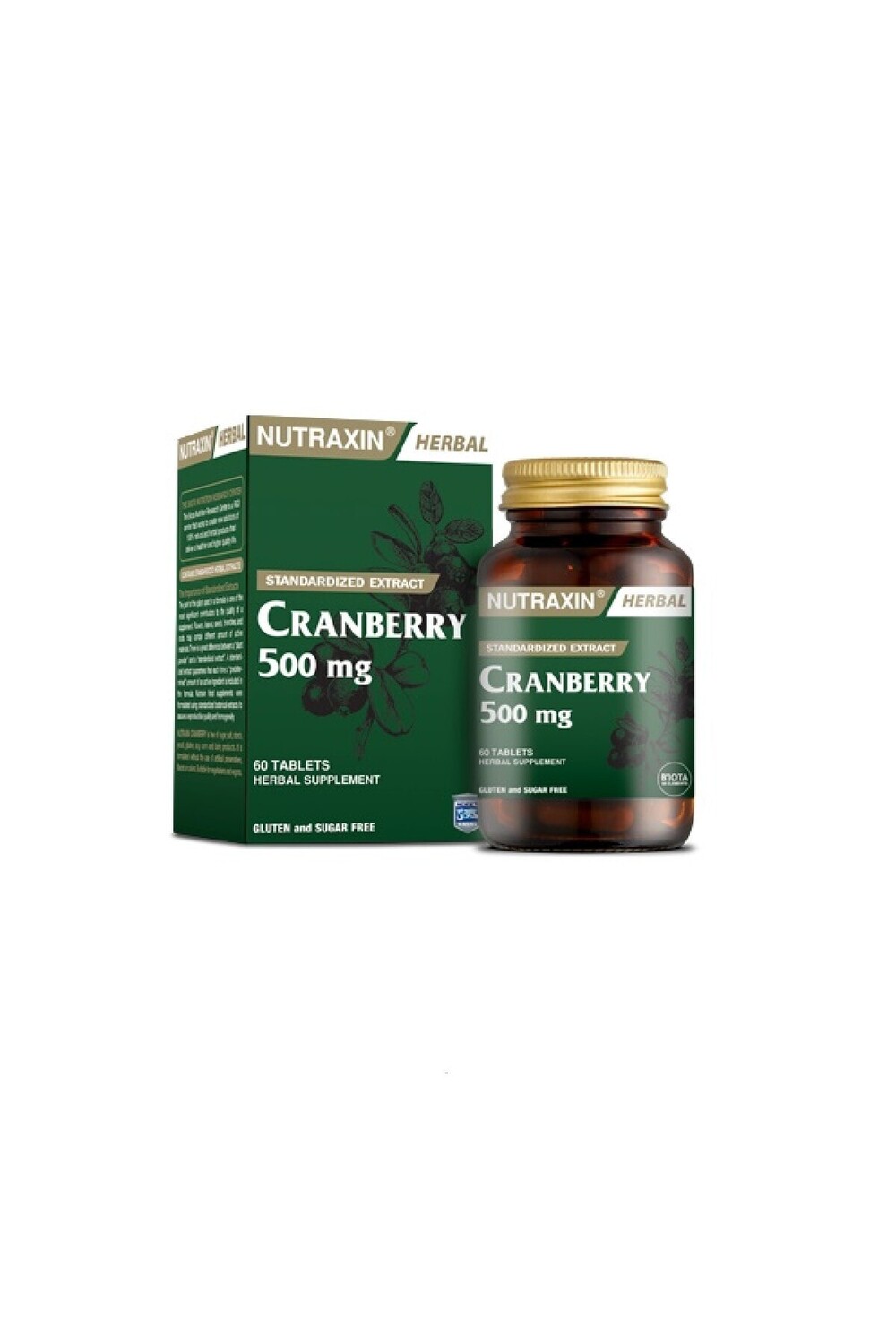 

Nutraxin Cranberry - Пищевая добавка, содержащая клюкву, 60 таблеток