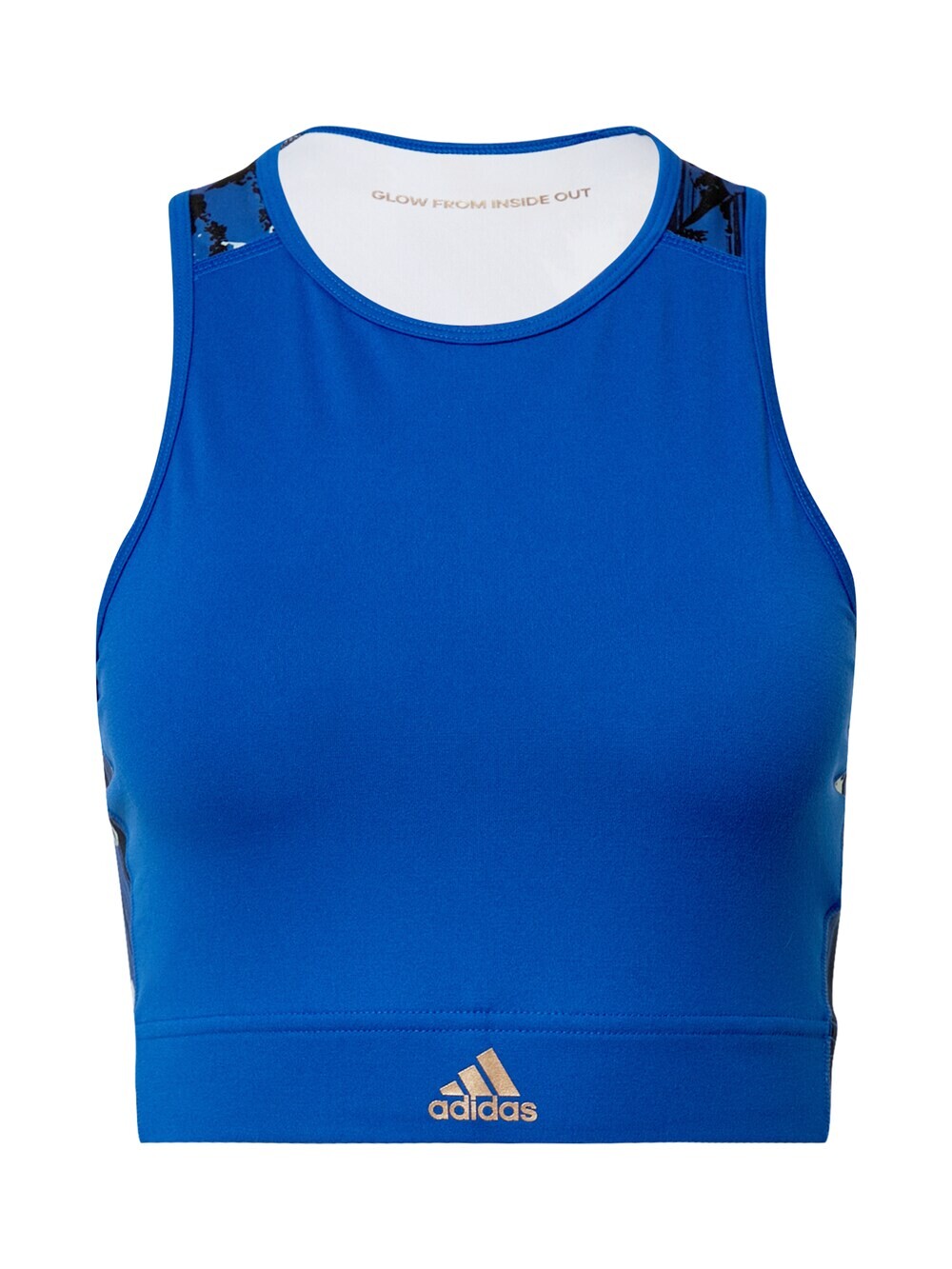 

Обычный спортивный бюстгальтер Adidas, ночной синий/королевский синий