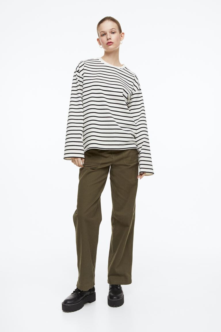 

Топ из джерси с длинными рукавами H&M