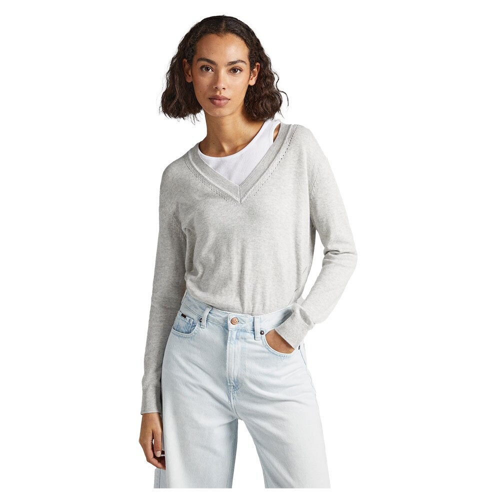 

Свитер Pepe Jeans Donna V Neck, бежевый