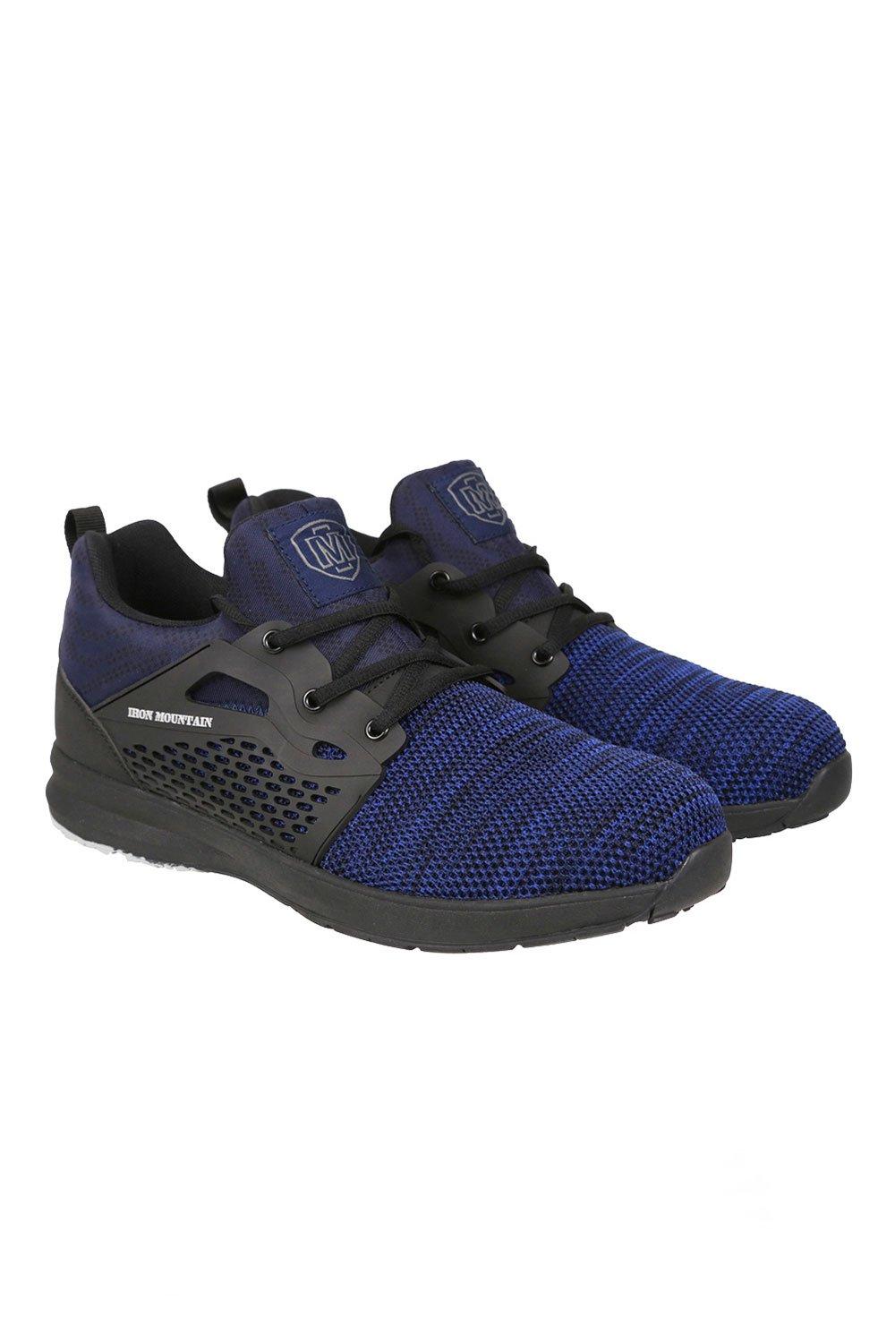 Спортивная защитная обувь со стальным носком S1P SRA HRO Iron Mountain, синий