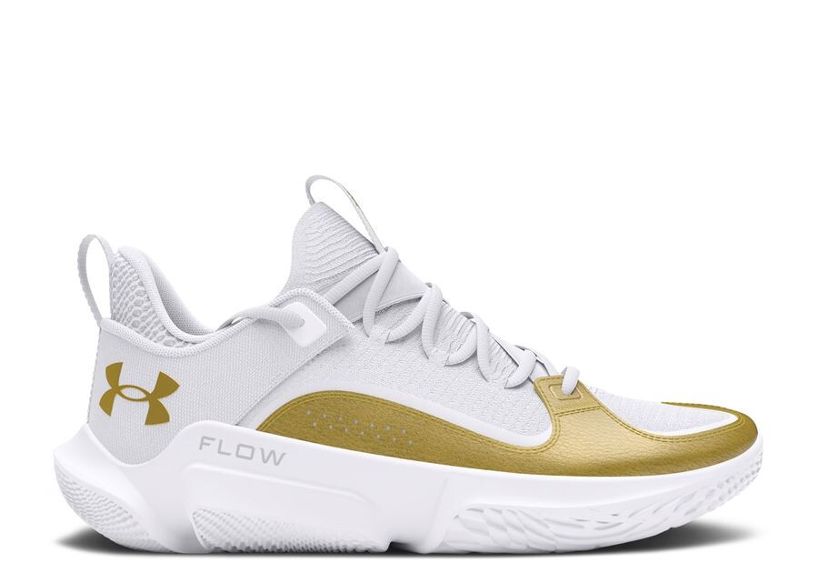 

Кроссовки Under Armour Flow FUTR X 3, цвет White Metallic Gold
