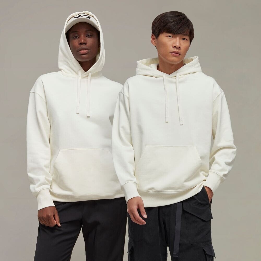 

Толстовка Adidas Y-3 ORGANIC COTTON TERRY HOODIE, белый
