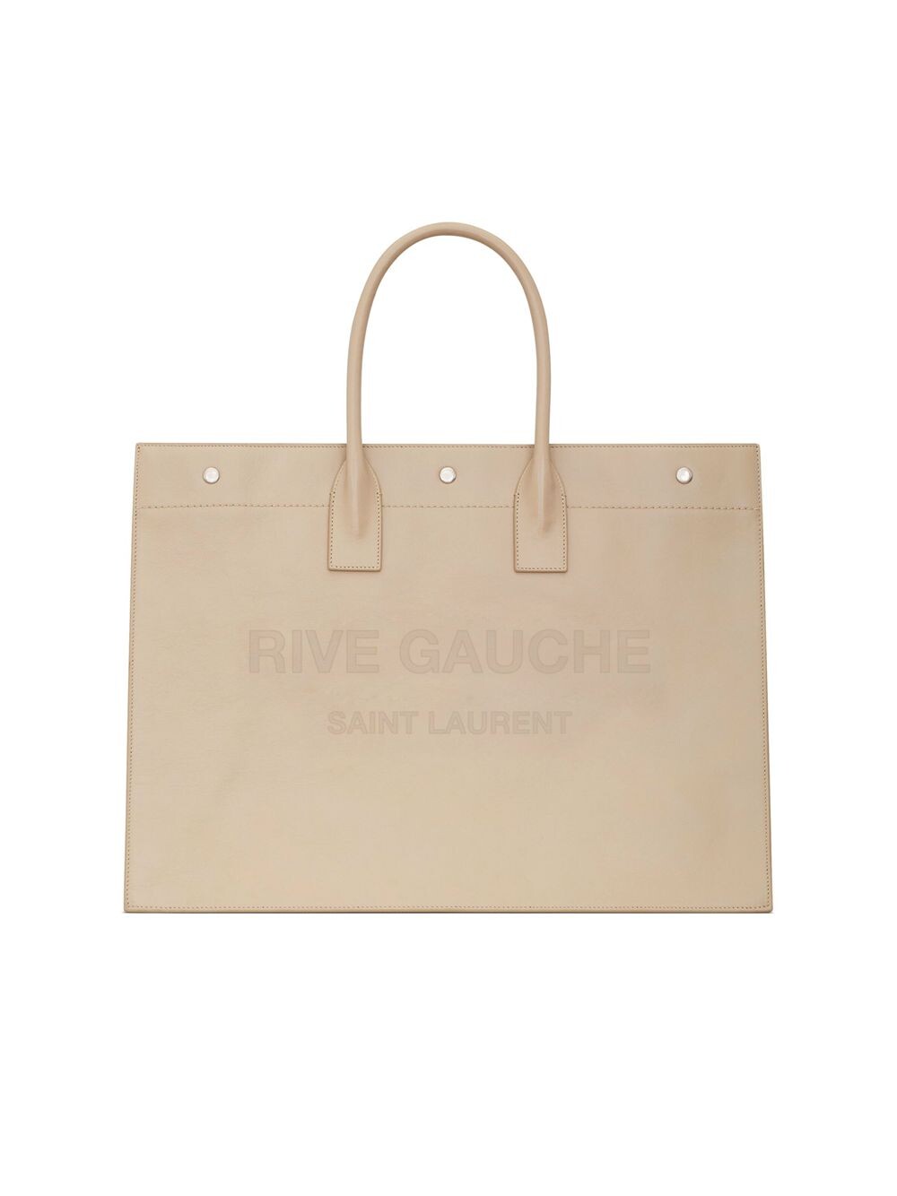 

Большая сумка-тоут Rive Gauche из кожи растительного дубления Saint Laurent