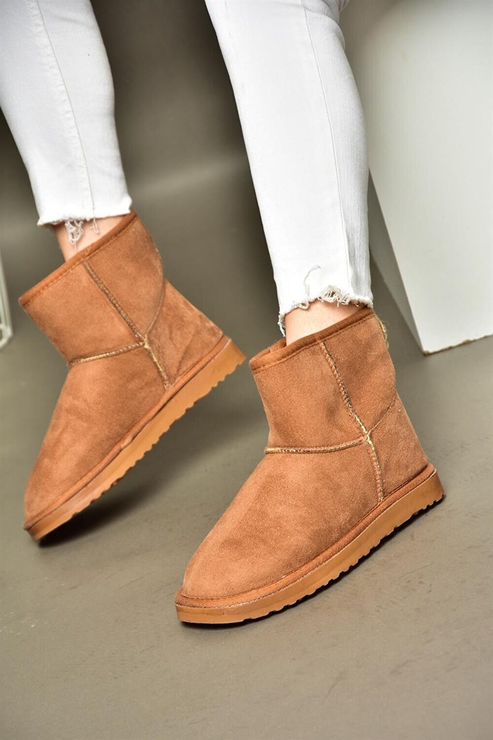 

R6120265 Светло-коричневые женские ботинки Fox Shoes, Коричневый