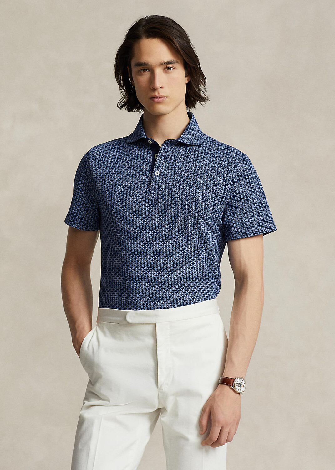 

Рубашка поло из джерси Slim Fit на заказ