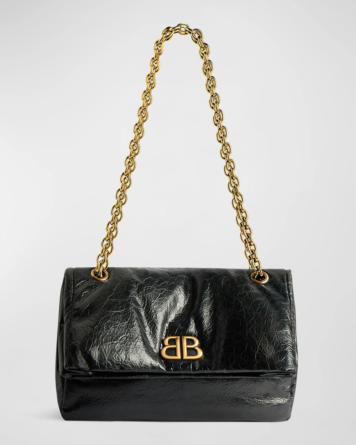 

Маленькая сумка-цепочка Monaco Balenciaga, цвет 1000 Black
