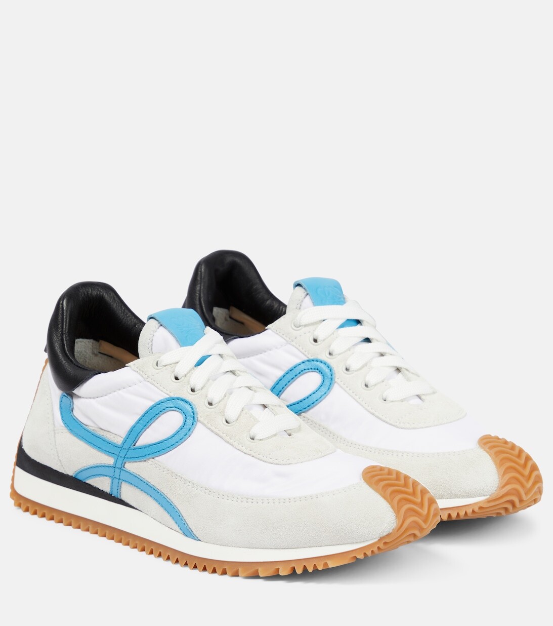 

Замшевые кроссовки Paula's Ibiza Flow Runner Loewe, белый