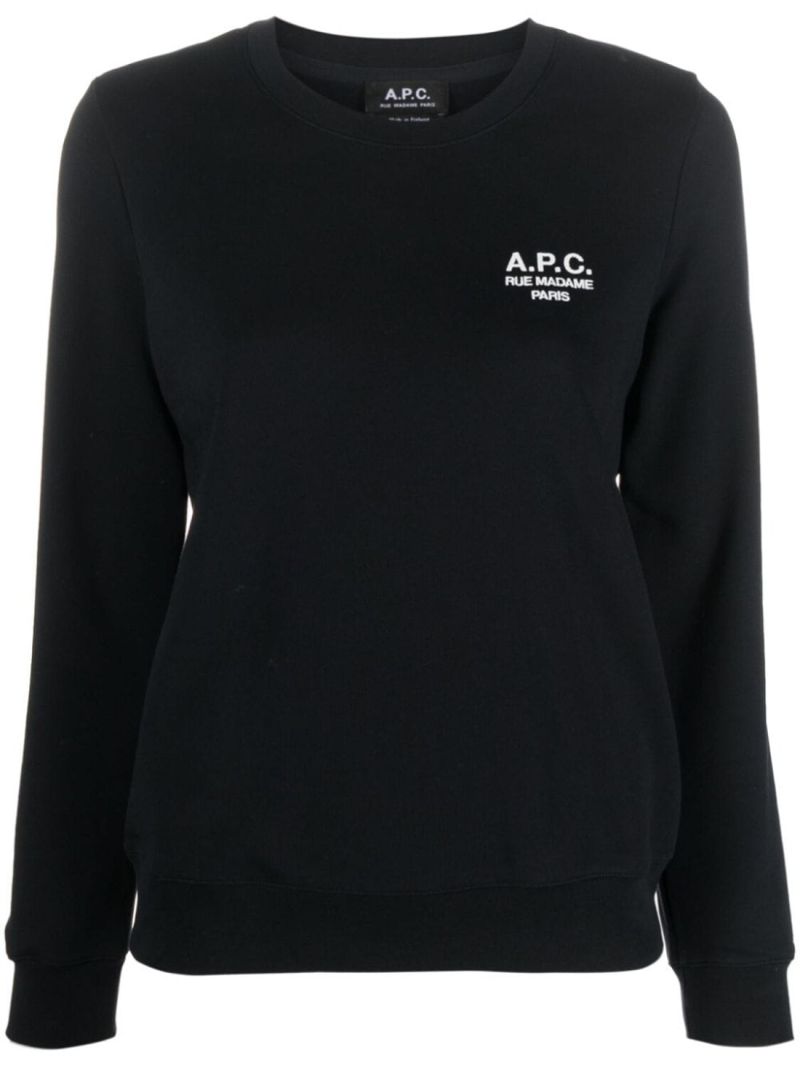 

A.P.C. толстовка Skye с вышитым логотипом, черный