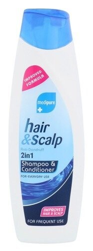 Шампунь против перхоти для женщин, 400 мл Xpel, Medipure Hair&Scalp цена и фото