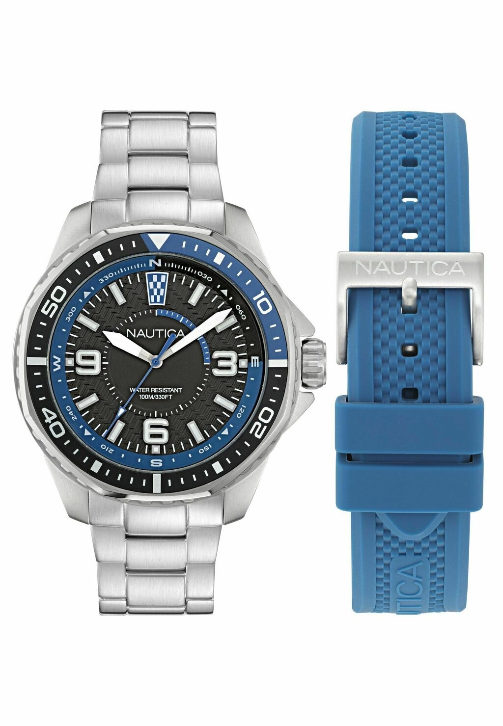 

Часы Koh May Bay Nautica, цвет silver tone
