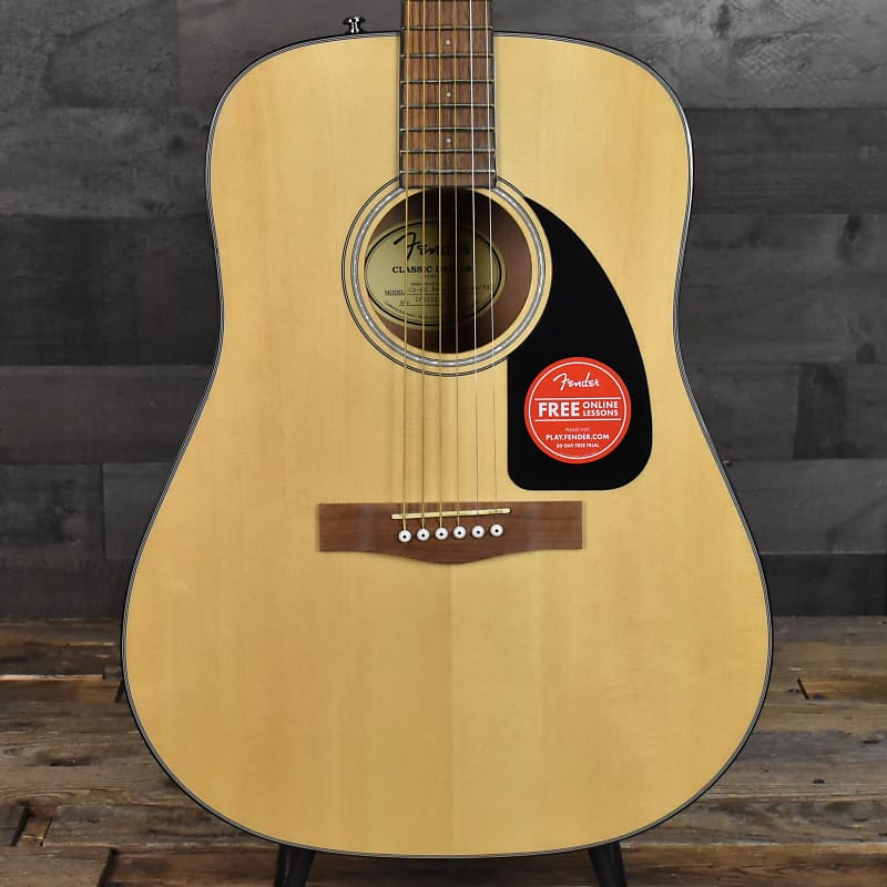 Акустическая гитара Fender CD-60 Dreadnaught Acoustic Guitar with Hard Case - Natural Gloss Finish