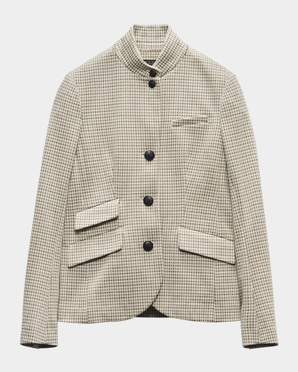 

Итальянский пиджак в клетку Slade Rag & Bone, цвет Grey Multi