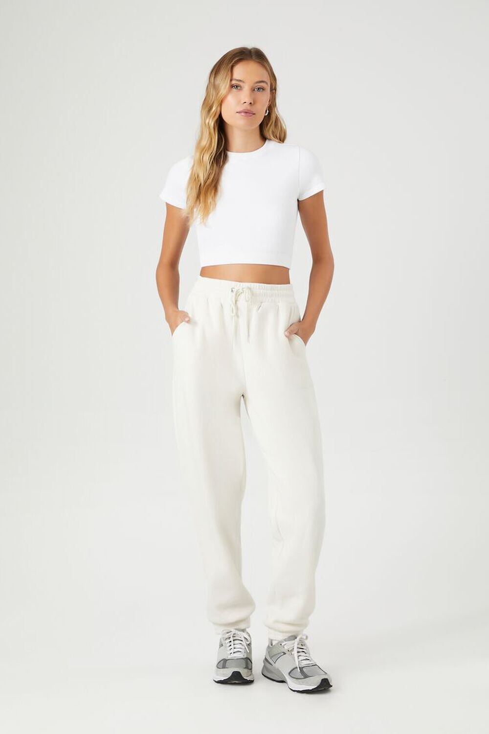

Флисовые джоггеры на шнурке Forever 21