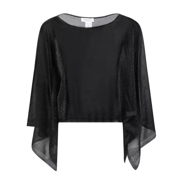 

Футболка draped over fit top Fabiana Filippi, черный