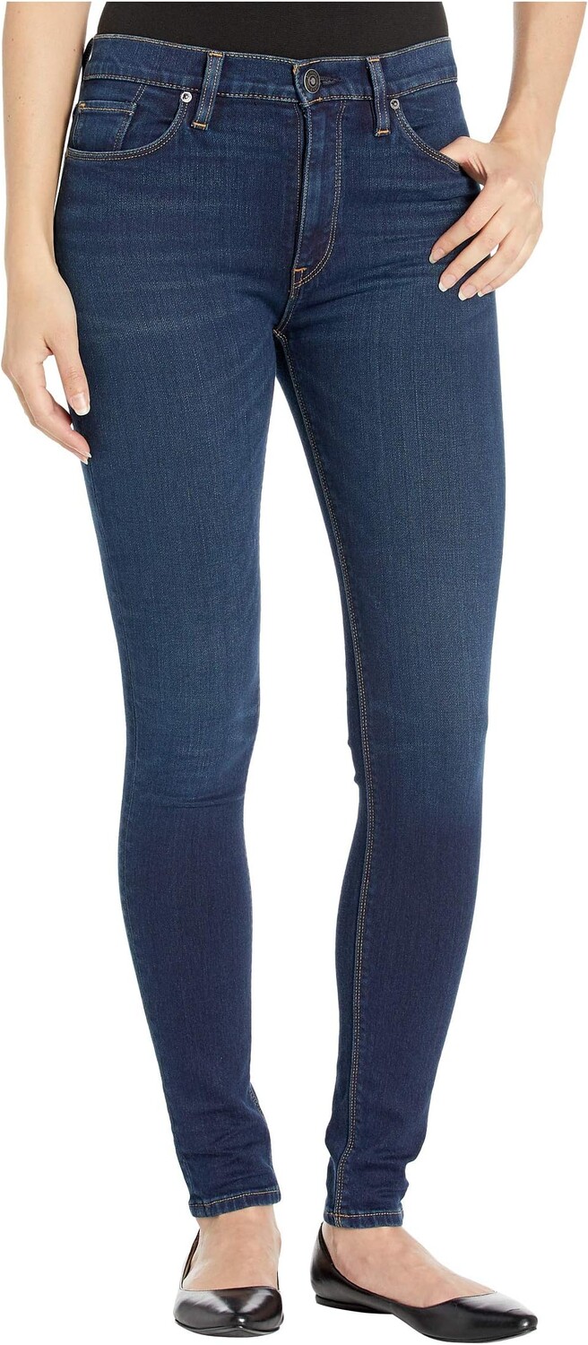 

Джинсы Barbara High-Waist Super Skinny in Requiem Hudson Jeans, цвет Requiem