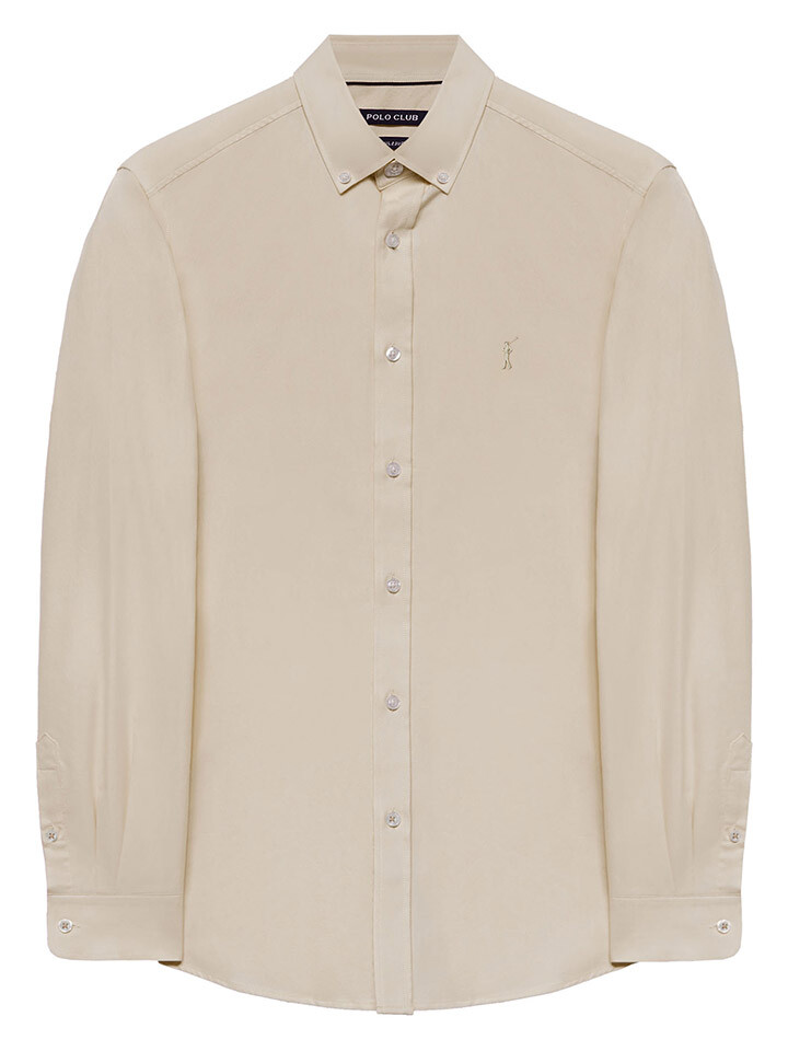 

Рубашка Polo Club Slim fit, бежевый