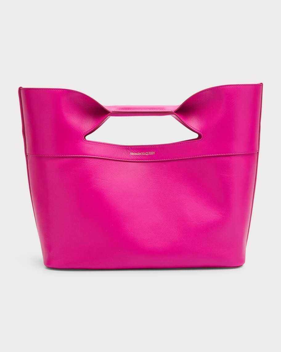 

Маленькая кожаная сумка с ручкой сверху The Bow Alexander McQueen