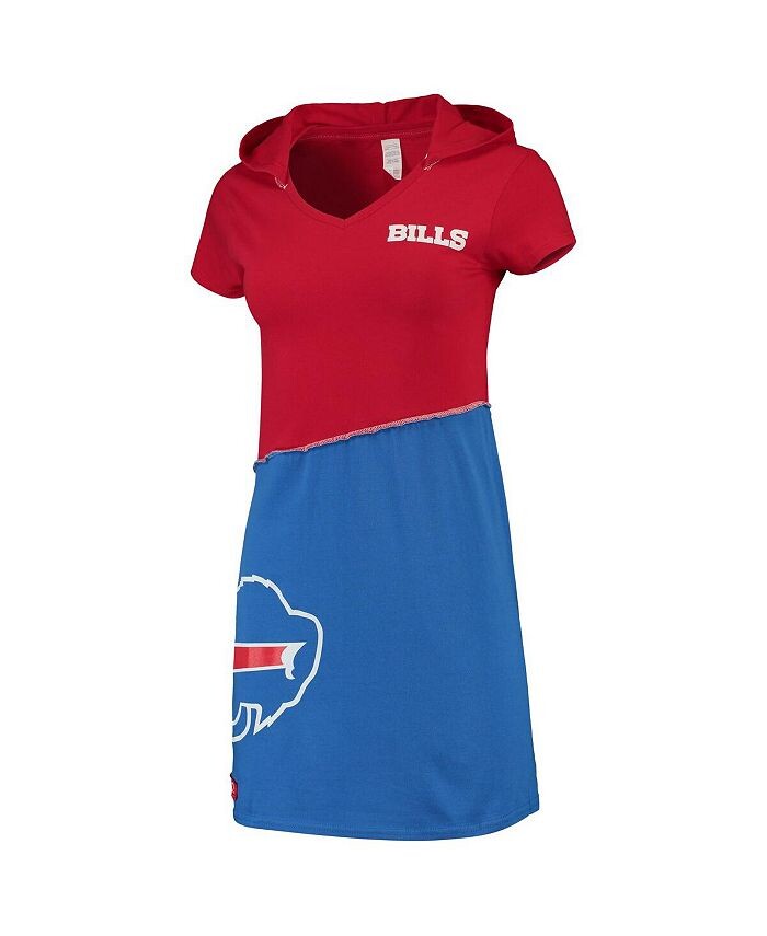 

Женское красное мини-платье Royal Buffalo Bills с капюшоном Refried Apparel, цвет Red, Royal
