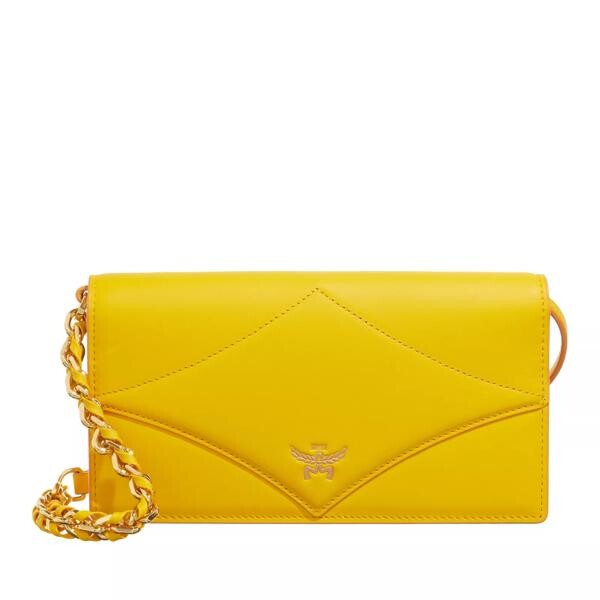 

Кошелек diamond lthr wallet on chain large old Mcm, желтый