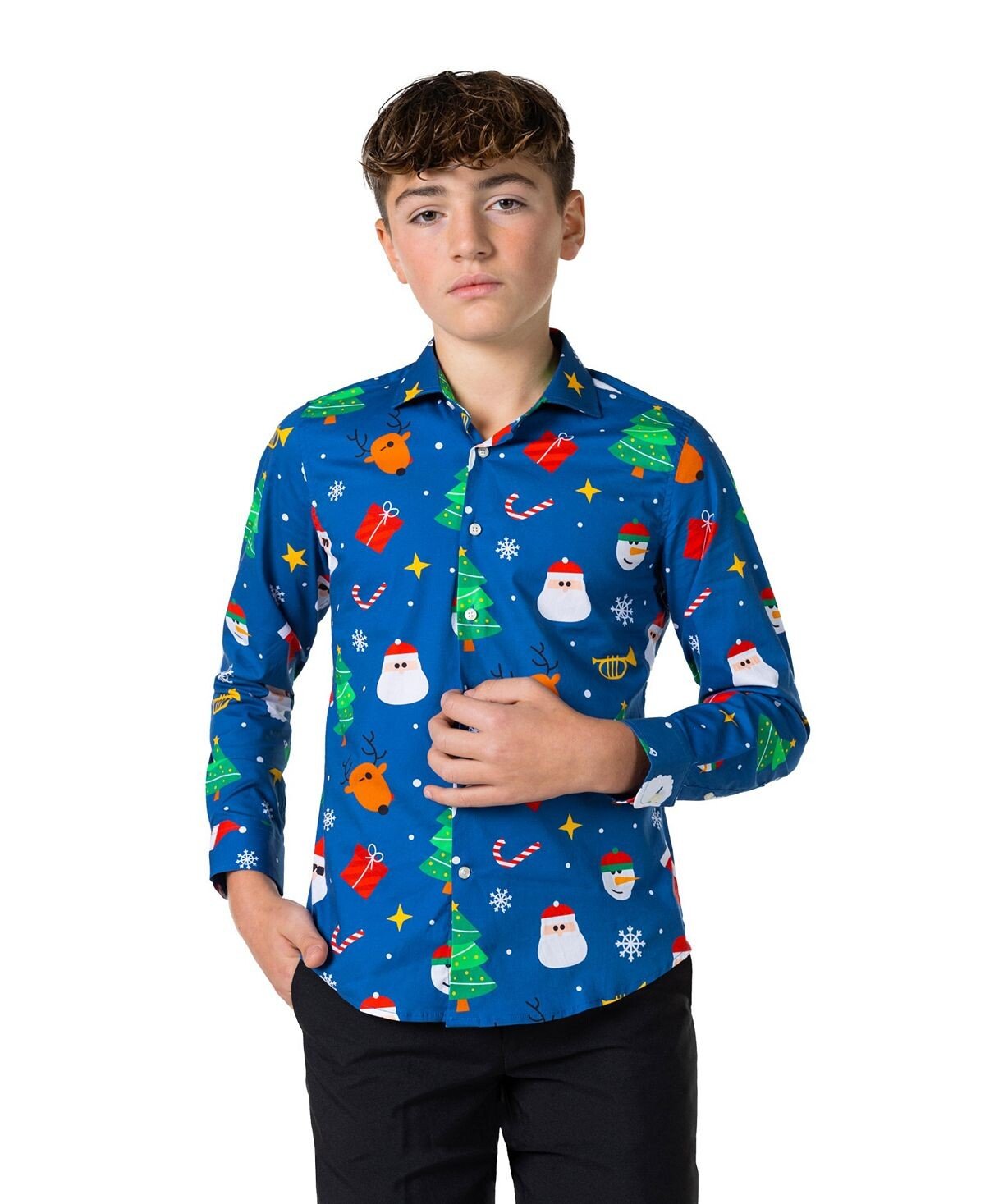 

Рубашка с длинными рукавами Big Boys Festive OppoSuits