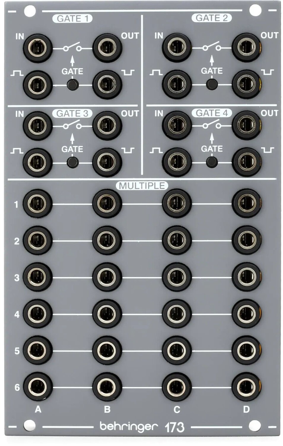 

Модуль Behringer 173 Quad Gate / Multiples Eurorack