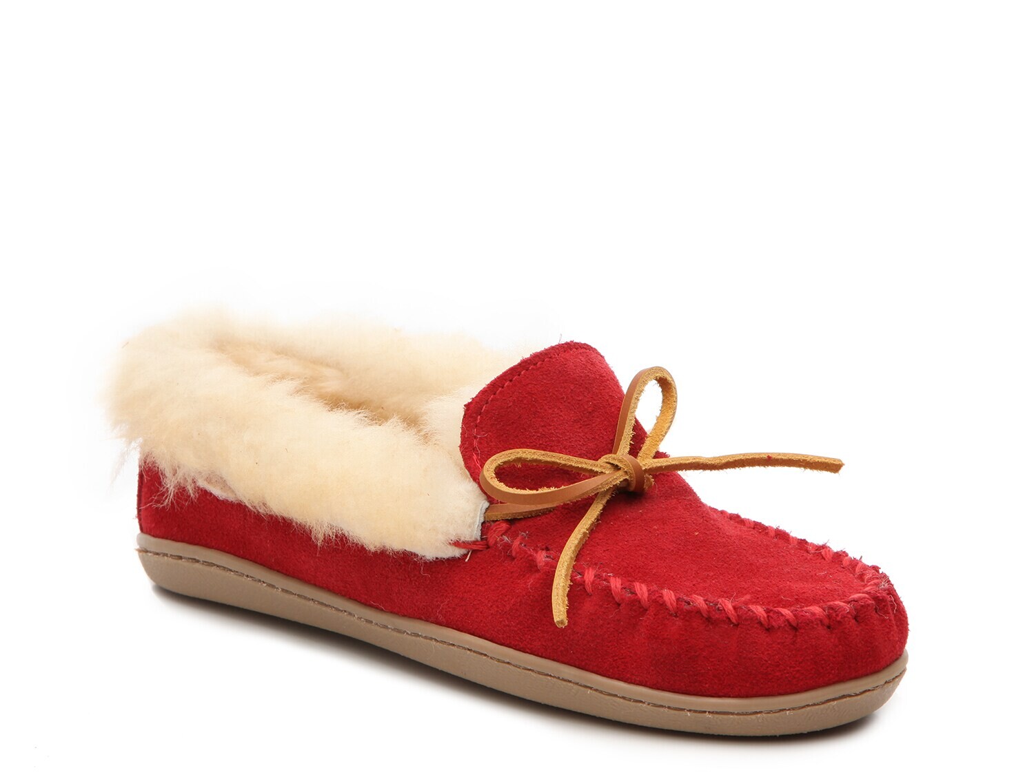 

Мокасины Minnetonka Alpine Slipper, красный