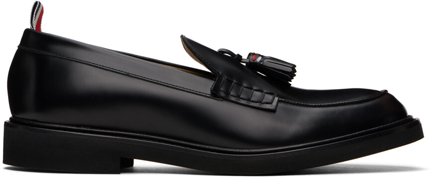 

Черные лоферы с кисточками Thom Browne