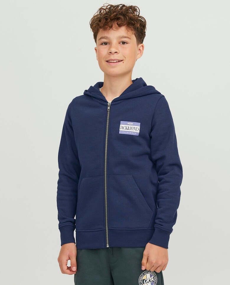 

Толстовка для мальчика на молнии Jack & Jones, темно-синий