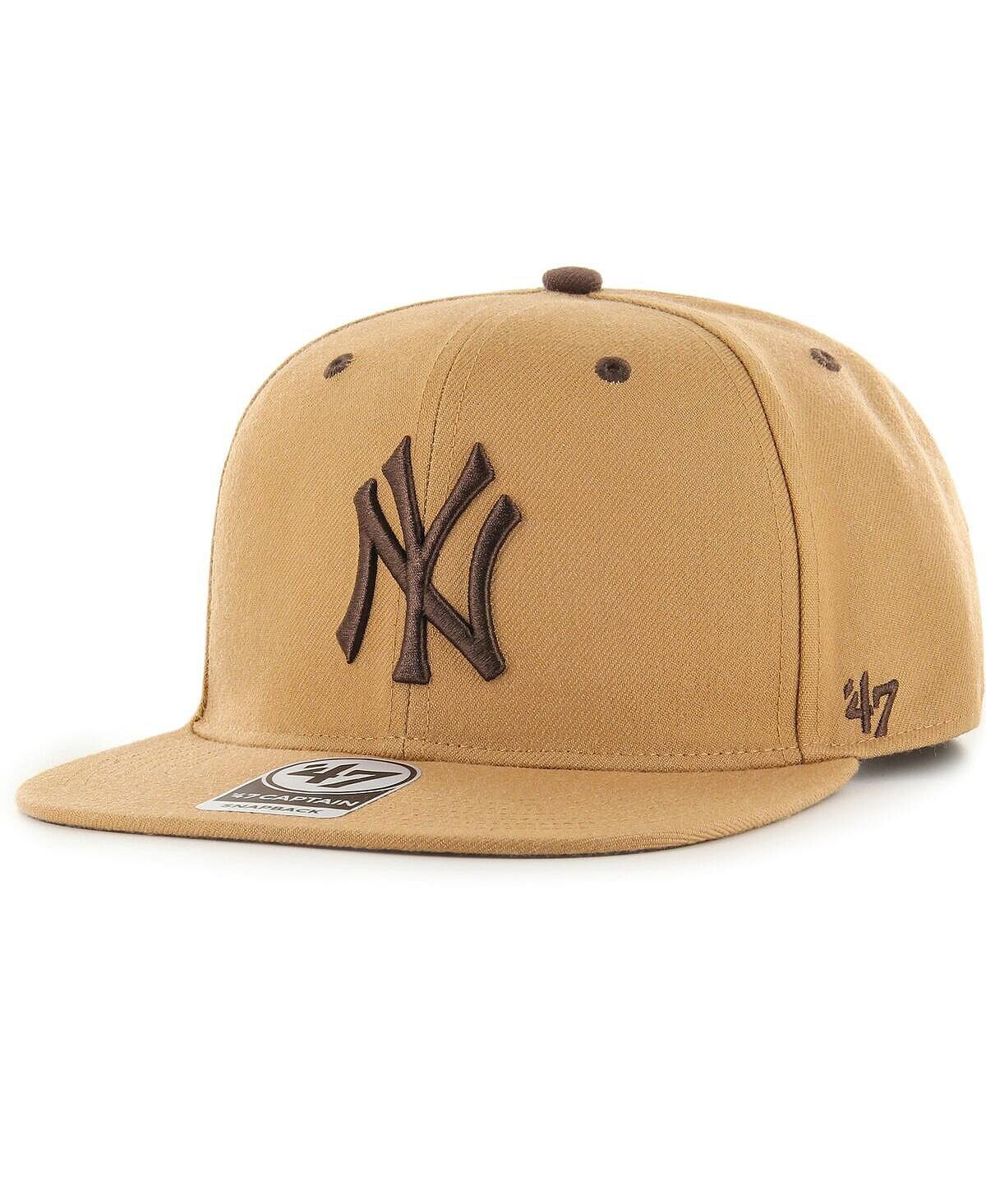 

Мужская кепка Toffee New York Yankees Captain Snapback '47 Brand