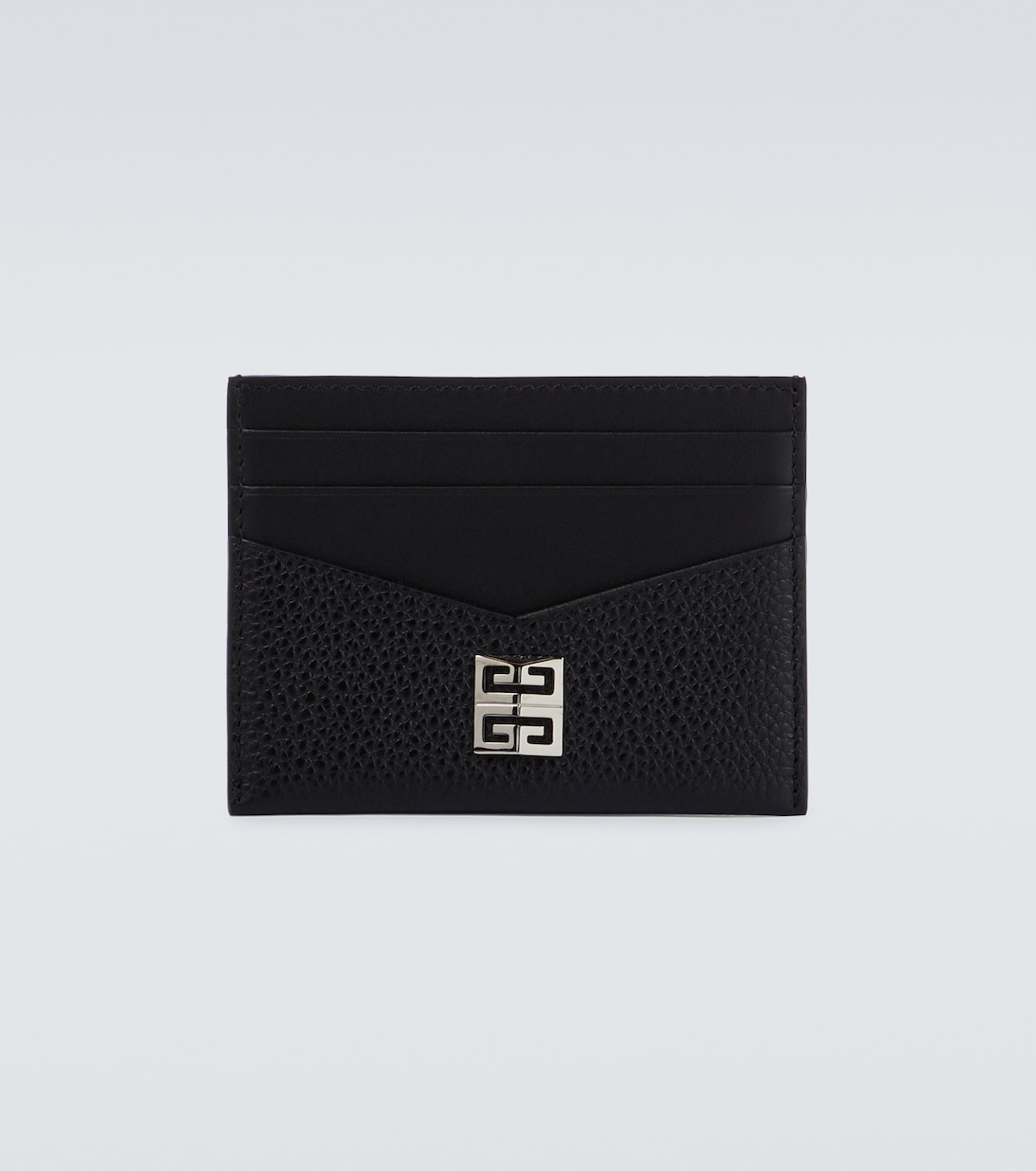 Кожаный картхолдер 4g Givenchy, черный