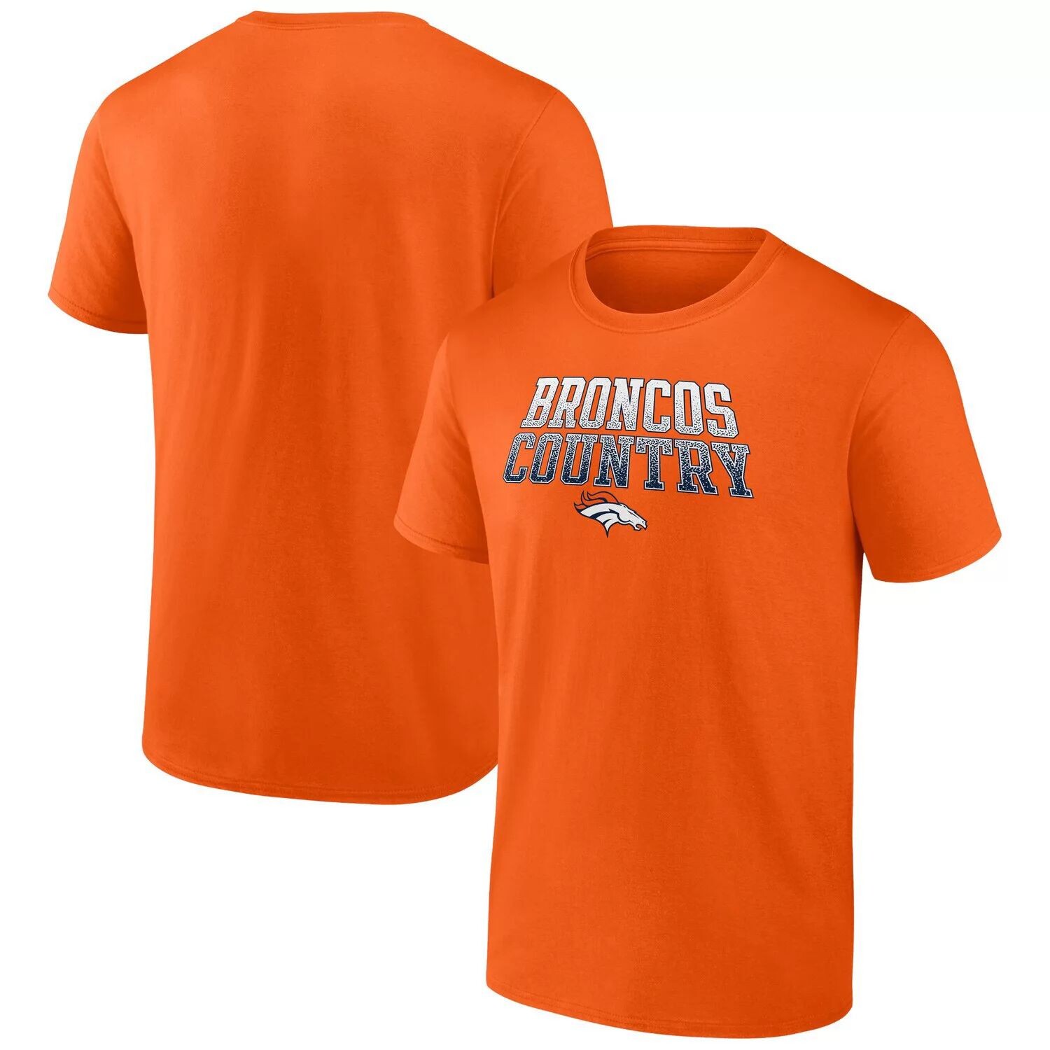 

Мужская оранжевая футболка с логотипом Fanatics Denver Broncos Broncos Country Heavy Hitter