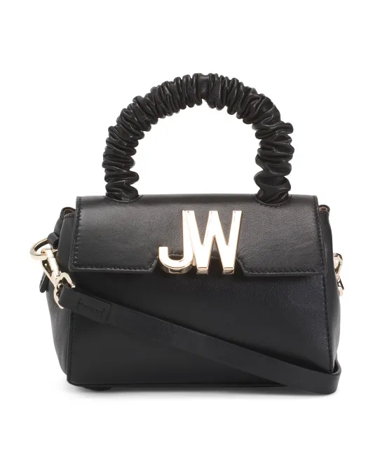 

Кожаное плечо через плечо Rommy с верхней ручкой Jason Wu, черный