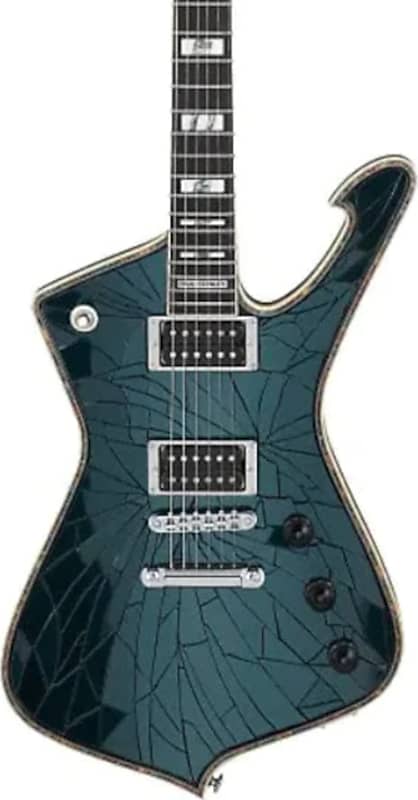 Электрогитара Ibanez PS3CM Paul Stanley Signature Electric Guitar, Black Cracked Mirror