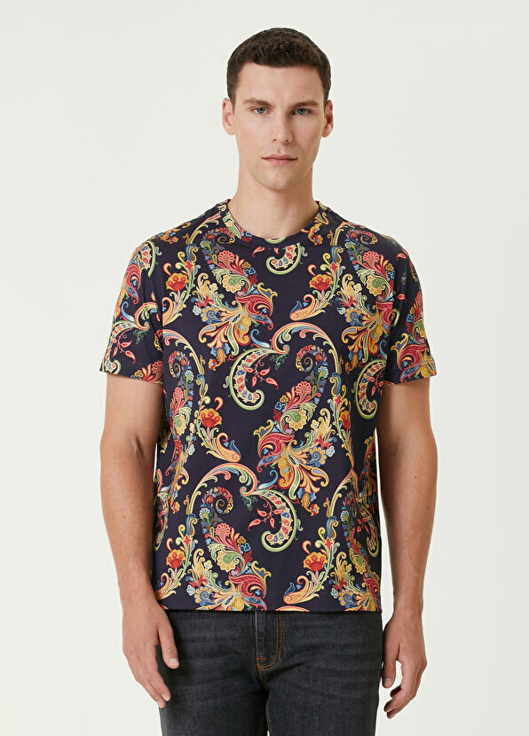 

Футболка с этническим рисунком Etro, синий